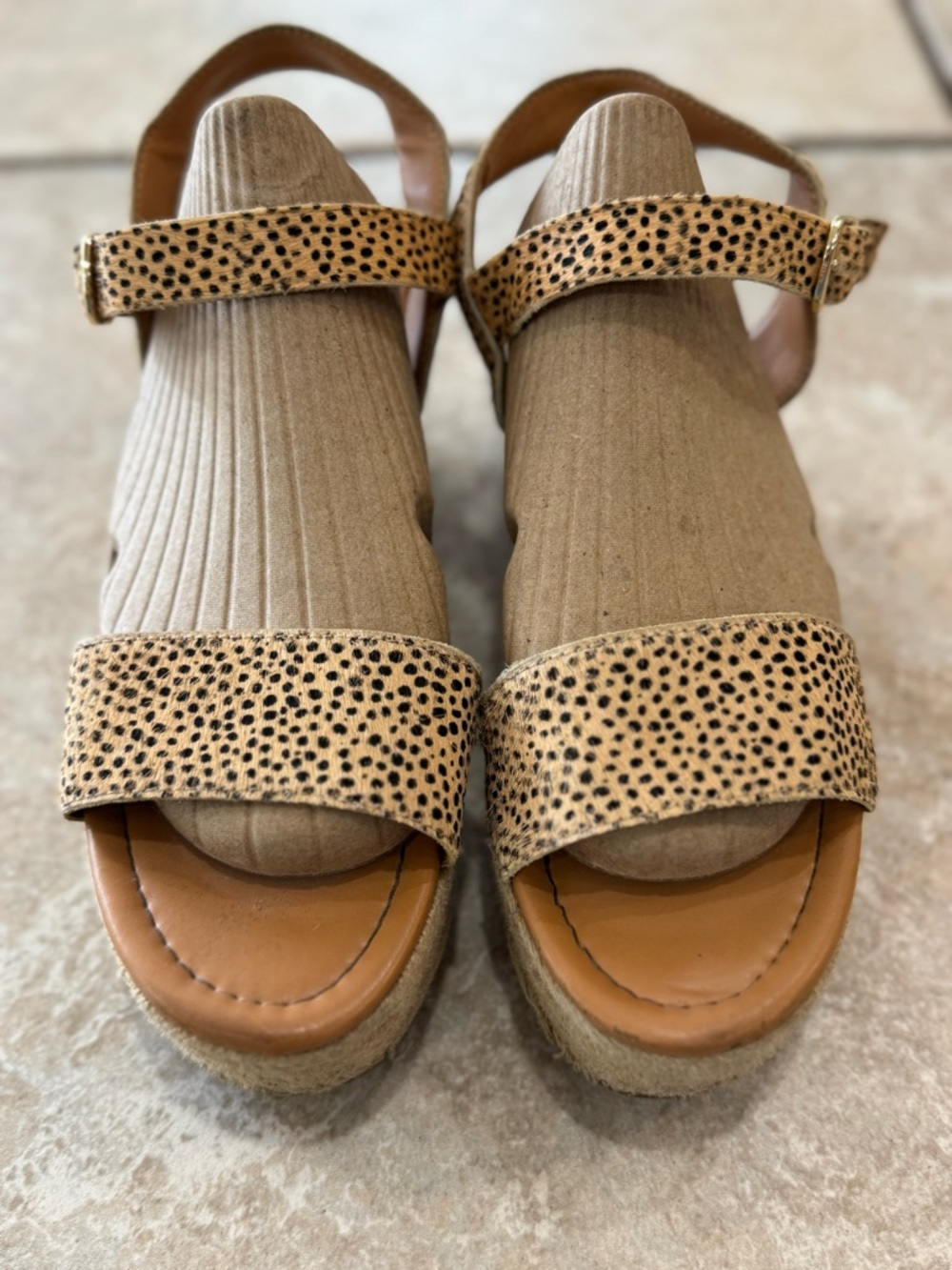 ✨ J.Crew Leopard Print Espadrille Sandals – Size 8.5 ✨